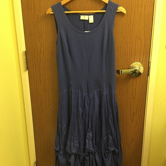OSo casual 2 way bubble dress S untie for long
